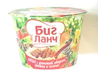 Mängden socker i Nouilles instantanée бusланч