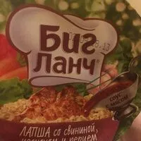 Mängden socker i Нудъли Биг Лънч със Свинско