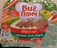 Mängden socker i Лапша в соусе с кусочками сочной говядины
