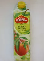 Mängden socker i Яблоко персик с мякотью