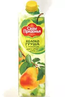 Mängden socker i Сок яблочно-грушевый с мякотью восстановленный