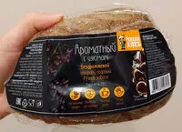 Mängden socker i Хлеб из смеси ржаной и пшеничной муки подовый с изюмом