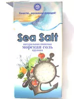 Mängden socker i Sea Salt — натуральная пищевая морская соль крупная