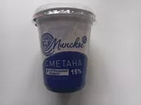 Mängden socker i Сметана 15%