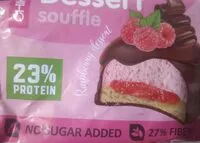 Mängden socker i Cookue Dessert Soufle Raspberry flavour
