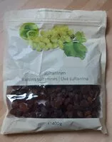 Mängden socker i Raisins Sultanines bio