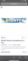 Mängden socker i Bounty