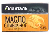 Mängden socker i Масло сливочное 72,5 %