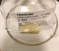 Mängden socker i Cheesecake