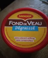 Mängden socker i Fond de veau dégraissé