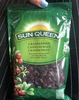 Mängden socker i Canneberges (sucrées, séchées)