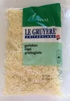 Mängden socker i Gruyère râpé