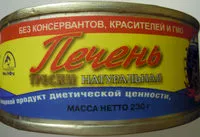 Mängden socker i Печень трески натуральная