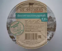 Mängden socker i Йогурт натуральный м.д.ж. 2,8 %
