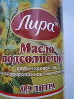 Mängden socker i Масло подсолнечное «Лира» рафинированное дезодорированное вымороженное