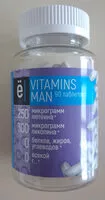 Mängden socker i Мультивитамины мужские