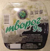 Mängden socker i Творог 9%