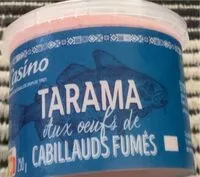 Mängden socker i TARAMA aux oeufs de cabillauds