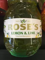 Mängden socker i Rose’s lemon & lime