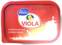 Mängden socker i Плавленый сыр «Viola» «Сливочный»