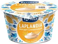 Mängden socker i Йогурт сливочный Laplandia со вкусом крем-брюле