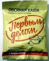 Mängden socker i Овсяная каша быстрого приготовления с клубникой