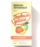 Mängden socker i Яблочно-персиковый