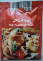 Mängden socker i Дрожжи быстродействующие