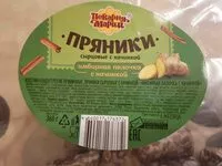 Mängden socker i Пряники имбирная палочка с начинкой