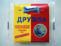 Mängden socker i Плавленый сыр классический «Дружба»