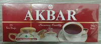 Mängden socker i Чай Акбар черный байховый цейлонский мелкий «Красно-белая серия»