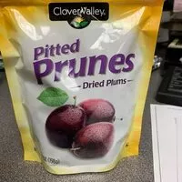 Mängden socker i Pitted prunes-dried plums