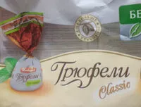 Mängden socker i Шоколадные трюфели без добавления сахара, посыпанные темным шоколадом Победа