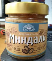 Mängden socker i Ореховая паста миндальная