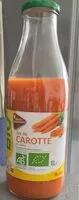 Mängden socker i Jus de carotte bio