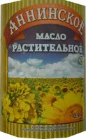 Mängden socker i «Аннинское» масло растительное