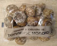 Mängden socker i Пряники заварные глазированные "Сахарные" с ароматом топлёного молока