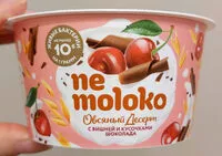 Mängden socker i Овсяный десерт с вишней и кусочками шоколада nemoloko