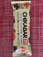 Mängden socker i Chikabar Salted Caramel and Peanut