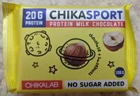 Mängden socker i CHIKASPORT Молочный шоколад с фундуком