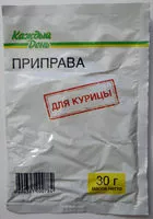 Mängden socker i Приправа для курицы