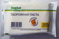 Mängden socker i Творожная паста с курагой