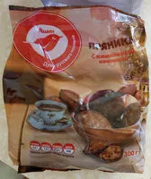 Mängden socker i Пряники с клюквенной начинкой