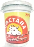 Mängden socker i Сметана 20 %