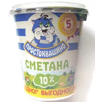Mängden socker i Сметана 10 %