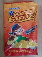 Mängden socker i Сухие завтраки. Кукурузные палочки. Праздник Сластёны!