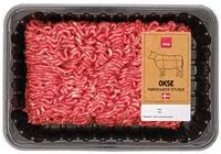 Mängden socker i Hakket oksekød. 8-12%