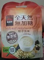 Mängden socker i 全天然 無加糖 松子玄米 什穀堅果飲