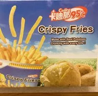 Mängden socker i Cadina Crispy Fries Salted Flavor