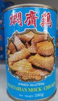 Mängden socker i Vegetarian Mock Chicken - Wu Chung - 290 G